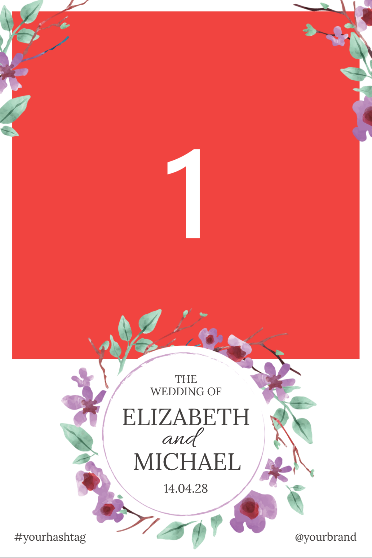 Design 112 — Lilla Blomsterkrans