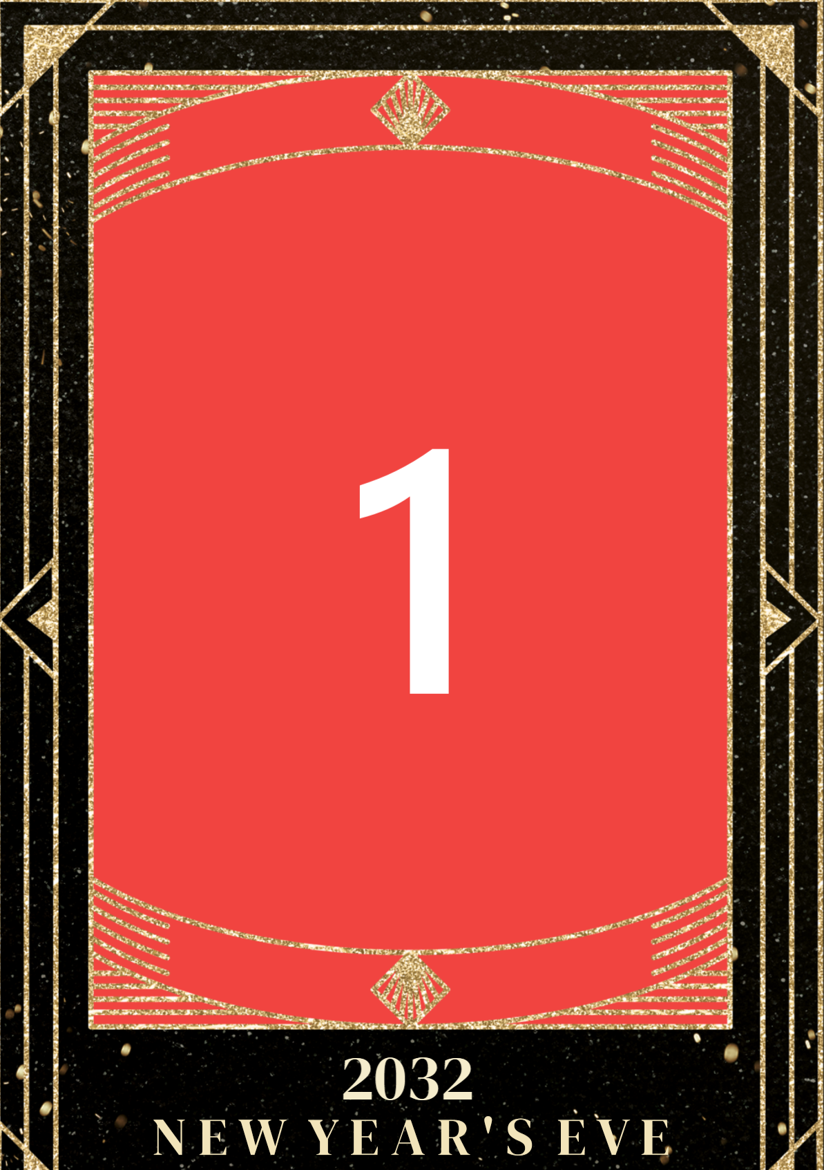 Design 614 — Nyttårsaften Art Deco