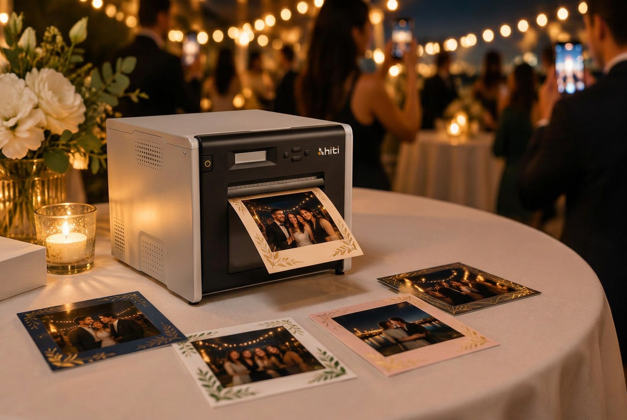 Hashtag Printer som skriver ut gjestenes Instagram-bilder med eget design
